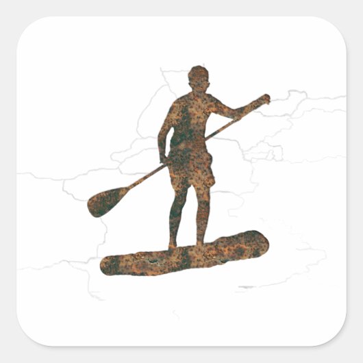 Rost Standup Paddelen Sticker (Voorkant)