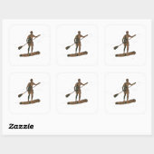 Rost Standup Paddelen Sticker (Vel)