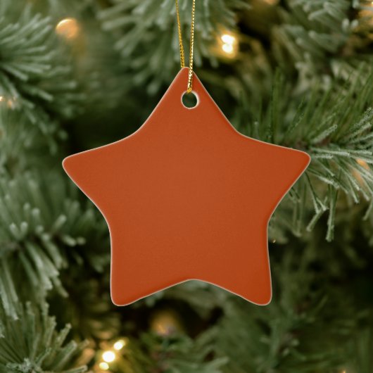 Rost Ster Keramisch Ornament (Boom)