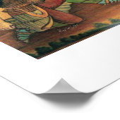 Rostam in strijd druk poster (Hoek)