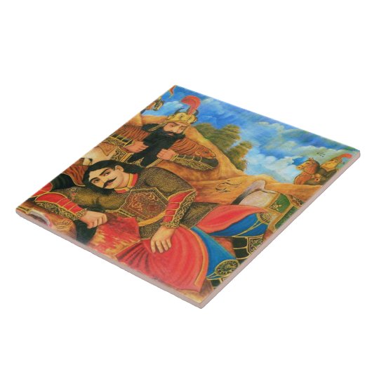 Rostam & Sohrab Tegeltje (Zijkant)