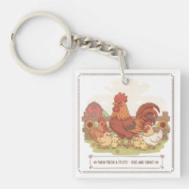 roster in the farm quote sleutelhanger