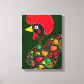 Roster van Barcelos Nr02 - Galo de Barcelos Canvas Afdruk (Voorkant)