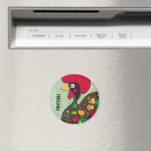 Roster van Barcelos Nr02 - Galo de Barcelos Magneet (Insitu (Vaatwasser))