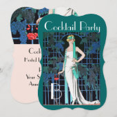 ROSTERS IN DE NACHT Jubileum Cocktail Party Kaart (Voorkant / Achterkant)