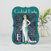 ROSTERS IN DE NACHT Jubileum Cocktail Party Kaart (Staand voorkant)