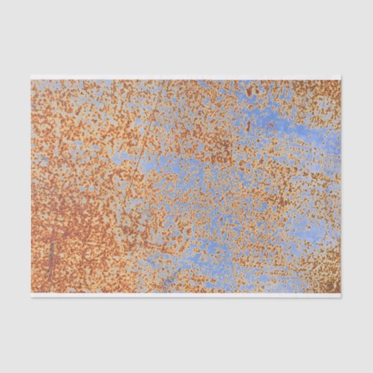 Rostig Verweerd Grunge Licht Paars Blauw Stedelijk Tissuepapier (Voorkant)