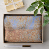 Rostig Verweerd Grunge Licht Paars Blauw Stedelijk Tissuepapier (Geschenk)