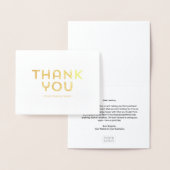 Rostige Lettering Zakelijke Dankjewelui Kaart (Display)