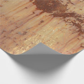 Rostiges altes Metall Cadeaupapier (Hoek)