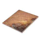 Rostkleurige granietsteen tegeltje (Zijkant)