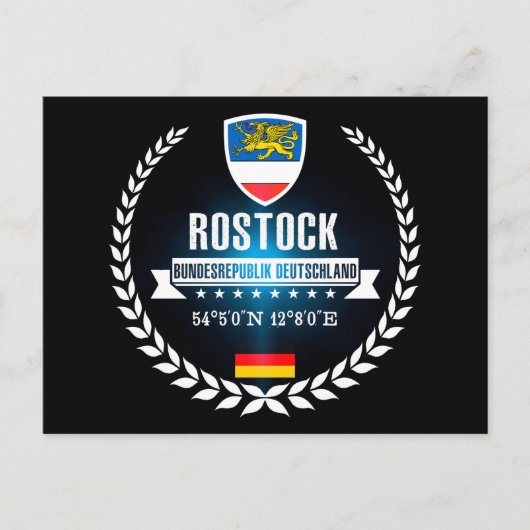 Rostock Briefkaart (Voorkant)