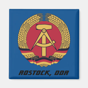 Rostock, DDR, Rostock, Socialistisch Oost Duitslan Magneet