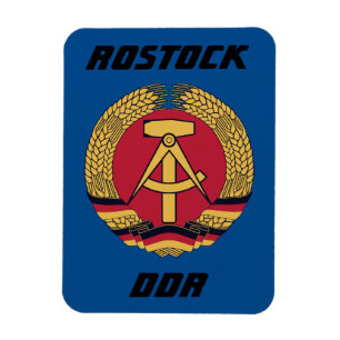 Rostock, DDR, Rostock, Socialistisch Oost Duitslan Magneet