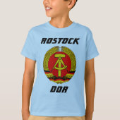 Rostock, DDR, Rostock, Socialistisch Oost Duitslan T-shirt (Voorkant)