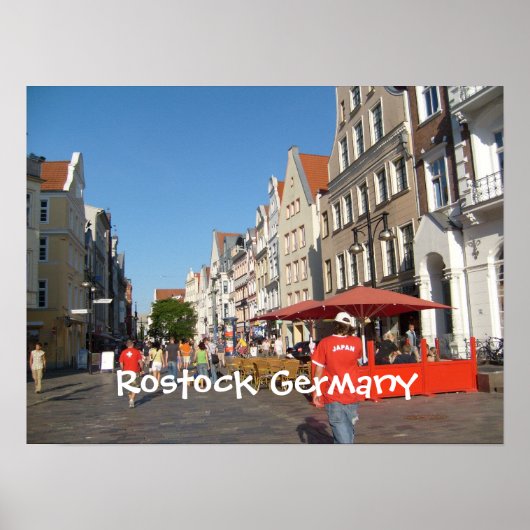 Rostock Duitsland Poster (Voorkant)