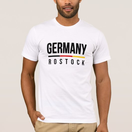 Rostock Duitsland T-shirt (Voorkant)