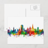 Rostock Germany Skyline Briefkaart (Voorkant / Achterkant)