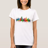 Rostock Germany Skyline T-shirt (Voorkant)