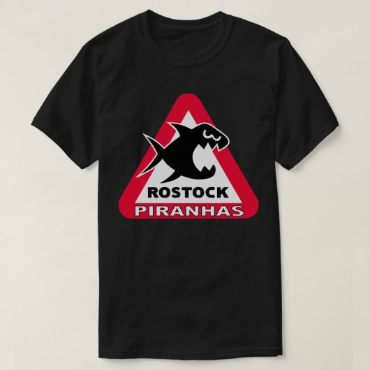 Rostock Piranhas Classic T Shirt (Design voorkant)