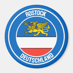 Rostock Round Emblem Magneet