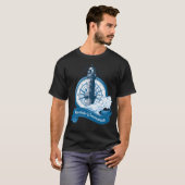 Rostock - Vuurtoren van Warnemend T-shirt (Voorkant volledig)