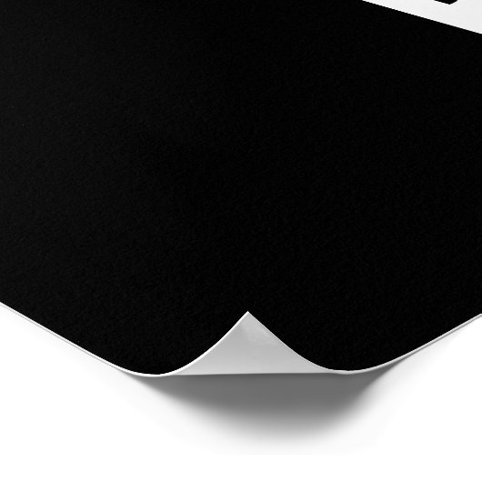 RostomFunny Robot Pun Dark BG Poster (Hoek)