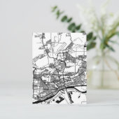 Rostov-on-Don Russia City Map Briefkaart (Staand voorkant)