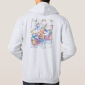 Rostov-on-Don Russia City Map Hoodie (Achterkant)