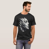 Rostro de mujer poligonal t-shirt (Voorkant volledig)