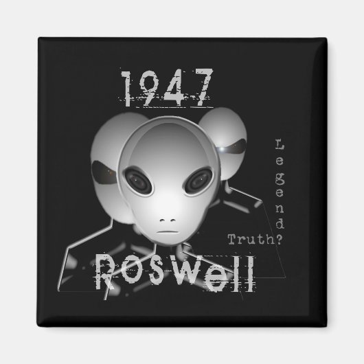 Roswell 1947 magneet (Voorkant)