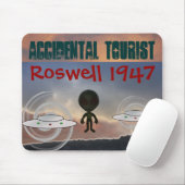 Roswell 1947 mousepad muismat (Met muis)