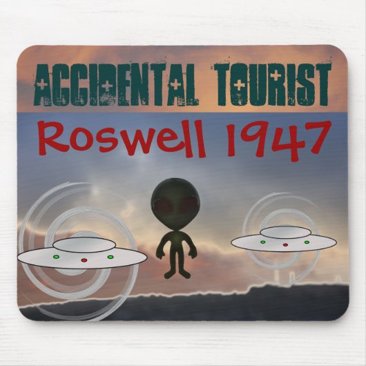 Roswell 1947 mousepad muismat (Voorkant)