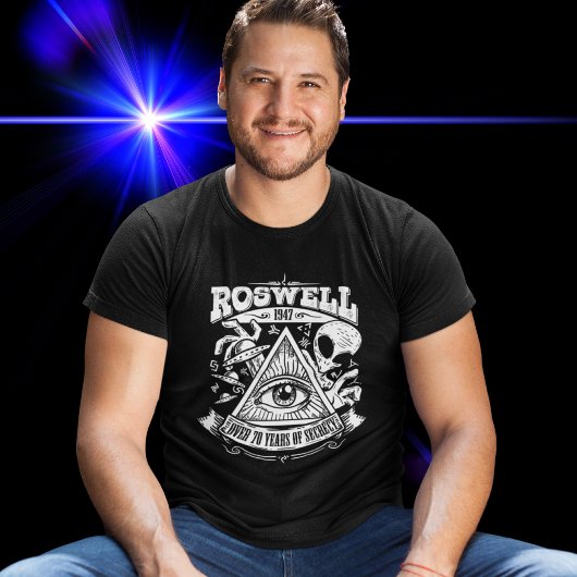 Roswell 1947 UFO buitenaardse openbaarmaking T-shirt