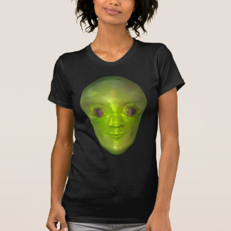 Roswell 3D Alien Head buitenaardse damesdar T-shirt