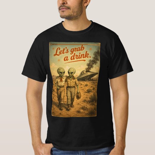 Roswell 40-50s t-shirt (Voorkant)