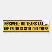 ROSWELL 60 YRS LATER BUMPERSTICKER (Voorkant)