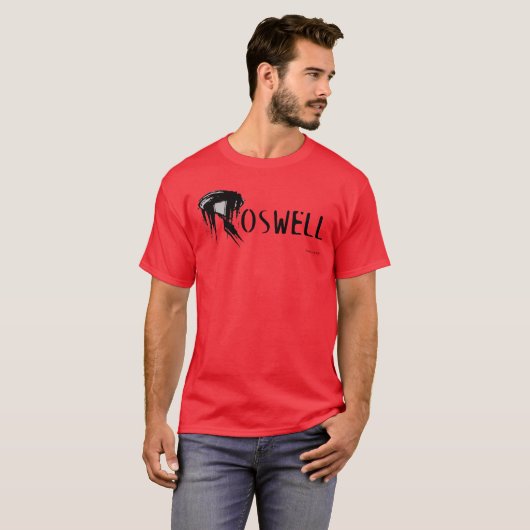 Roswell Abstract T-shirt (Voorkant volledig)