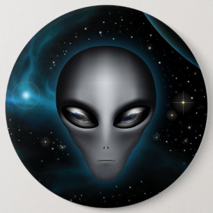 Roswell Alien II (Button) Ronde Button 6,0 Cm