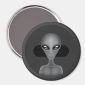 Roswell Alien (Magnet) Magneet (Voorkant / Achterkant)