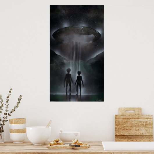 Roswell Alien Poster (Keuken)