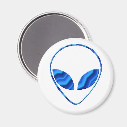Roswell Alien ronde magneet