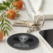 Roswell Alien Sleutelhanger (Zijkant)