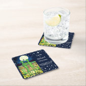 Roswell Alien Wedding Jubileum UFO Funny Custom Kartonnen Onderzetters (Insitu)