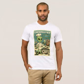 Roswell Aliens 1950 Retro Diner T-shirt (Voorkant volledig)