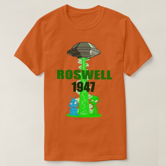 Roswell-aliens T-shirt (Design voorkant)