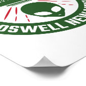 Roswell Aviation, opgericht in 1947 Poster (Hoek)