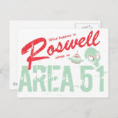 Roswell Briefkaart (Voorkant / Achterkant)