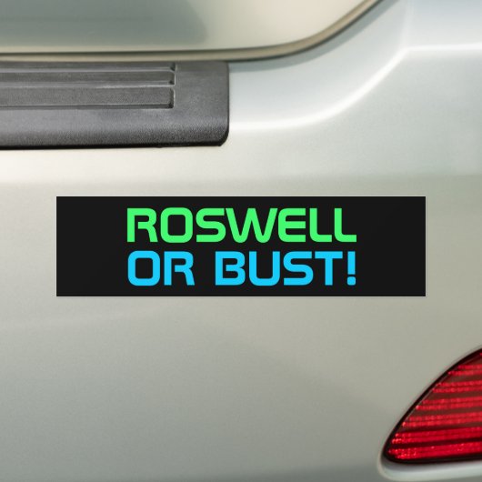 ROSWELL-bumpersticker Bumpersticker (Op auto)