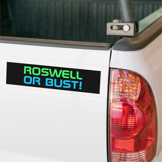 ROSWELL-bumpersticker Bumpersticker (Op Truck)